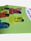 5 X Neon Magnetic Multi Use Clips Fridge Magnets Large Bulldog Clips Notes Memos - Image 2